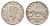 Британская Индия 1/2 рупии 1947 Георг VI (1936-1952) KM 553 никель 84-244