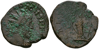 Римская Империя, императоры в Галлии антониниан 271 - 274 Тетрик, IMP TETRICVS P F AVG, бюст императора / LAETITIA AVG, Летиция, персонификация Веселья RIC 86 биллон 1073-19-66