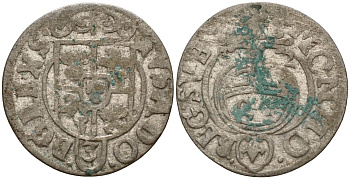 Польша 3 полкера (3 полторака - 1 крейцер) 1622 Сигизмунд III Ваза (1587-1632) Gorecki B.22, KM 41 серебро 4158-866