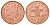 Великобритания 2 пенса 2002 Елизавета II (1952-2022) KM 987, Spink 4690 (C5) сталь плакированная медью 4671-545