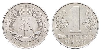 ГДР 1 марка 1963 A KM 13 алюминий aUNC 4648-1033