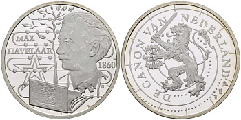 НИДЕРЛАНДЫ МЕДАЛЬ СЕРИИ ИСТОРИЯ НИДЕРЛАНДОВ, МАКС ХАВЕЛАР, ДИАМЕТР 30 ММ., ВЕС 9,43 ГР. медно-никель 1076-6-35