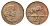ЮАР 2 цента 1966 Ян ван Рибек (1619-1677), Suid Africa, легенда на африкаанс, антилопа гну KM 66.2 бронза 4122-127