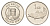 Исландия 1 крона 1999 треска KM 27a сталь плакированная никелем UNC 4687-852