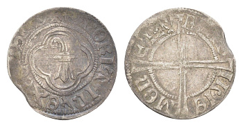 Швейция, Базель 2 вирер ND (1400-1500) HMZ 2 54 серебро 603-915