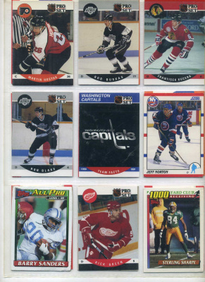 США КАРТОЧКИ ХОКЕЙНЫЕ 9 штук разных 7501-66