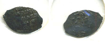 РОССИЯ КОПЕЙКА ИВАН III СТРОЧНИК 507-322