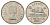 Канада 5 центов 1961 Елизавета II (1952-2022), бобр KM 50a никель 4689-334