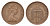 Великобритания 1 пенни 1971 Елизавета II (1952-2022) KM 915, Spink 4237 (B1) бронза 4697-926