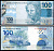 Бразилия 100 реалов 2010 голова Республики, групер Pick 257 g  бумага  UNC (пресс) 451-458-3