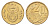 ЮАР 20 центов 2003 герб, цветок протея KM 327 сталь плакированная бронзой UNC 4687-553