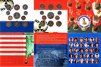 Бельгия набор из 10 монет (50 сантимов; 1, 5, 20 и 50 франков) 1994 в оригинальном буклете KM MS7 (148, 149.1, 187, 188, 189, 190, 191, 192, 193 и 194) BU 8-2-05-72