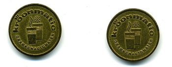 ЖЕТОН КОФЕЙНЫЙ KROONMATIK 62-2411