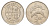 Исландия 5 крон 1981 дельфины KM 28 медно-никель 4591-853