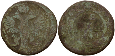 Россия деньга 1744 Елизавета (1741-1761), Красный монетный двор Биткин 352 медь 4159-446