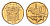 ЮАР 10 центов 1997 герб, цветок алоэ KM 161 сталь плакированная бронзой UNC 4694-732