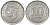 Британская Малайя 10 центов 1943 Георг VI (1937-1952) KM 4a серебро 53-234