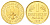 ФРГ 1 марка 1988 KM 110, J. 385 медно-никель, золочение 4654-636