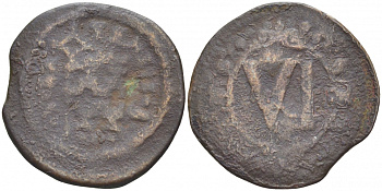 Соест 6 пфеннигов 1600-ые медь 210-112