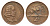 ЮАР 2 цента 1966 Ян ван Рибек (1619-1677), Suid Africa, легенда на африкаанс, антилопа гну KM 66.2 бронза 4122-121