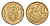 ЮАР 20 центов 2012 герб, цветок протея KM 466 сталь плакированная бронзой UNC 4687-649
