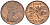 Канада 1 цент 1978 Елизавета II (1952-2022), кленовый лист KM 59.1 бронза 4609-146