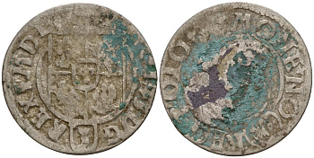 Польша 3 полкера (3 полторака - 1 крейцер) ND (1620-1627) Сигизмунд III Ваза (1587-1632) KM 41 серебро 4158-1037