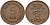 Дания 5 эре 1966 C; S, Фредерик IX (1947-1972) KM 848.1 бронза 4525-423