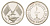 Аджман, ОАЭ 1 риал 1969 тираж 1.200 экземпляров KM 1.1 серебро PROOF 00-810-44
