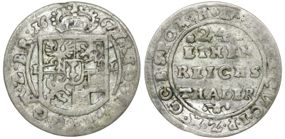 Бранденбург-Пруссия 1/24 талера 1667 KM 350 серебро 46-213