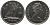 Канада 10 центов 1977 Елизавета II (1952-2022), парусник KM 77.1 никель UNC 218-764