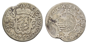 Льеж 1 плакет 1752 KM 152 серебро 1519-824