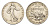 Франция 50 сантимов 1919 KM 854 серебро 54-656