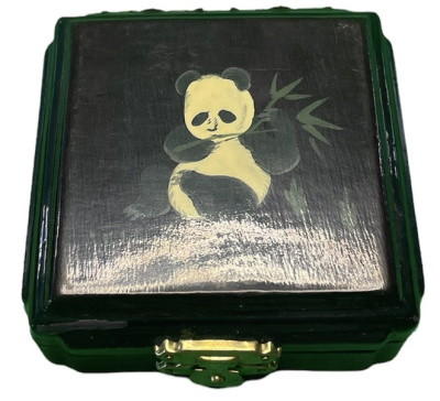 Китай 1 унция 1991 Панда, выставка в Мюнхене, тираж 2500 экземпляров KM нет серебро PROOF 5-4-5-03