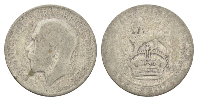 Великобритания 1 шиллинг 1923 Георг V (1910-1936) KM 816a, Spink 4023А серебро 4116-1142