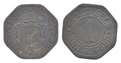 Зельб 1 пфенниг 1918 Funck 495.2, Men18 29192.2 цинк 4580-331