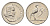 ЮАР 5 центов 1965 Ян ван Рибек (1619-1677), Suid Africa, легенда на африкаанс, райский журавль KM 67.2 медно-никель 4694-416