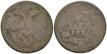 Россия 1 деньга ND (1730-1739) KM 188 медь 4605-553