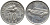 Малайзия 10 сенов 1995 цветок KM 51 медно-никель 4396-114