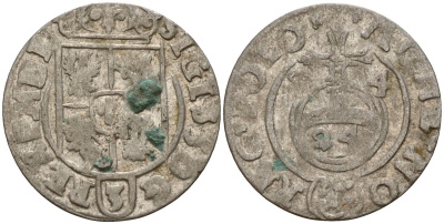 Польша 3 полкера (3 полторака - 1 крейцер) 1624 Сигизмунд III Ваза (1587-1632) Gorecki B.24, KM 41 серебро 4158-965