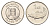 Исландия 1 крона 1991 треска KM 27a сталь плакированная никелем UNC 4696-357