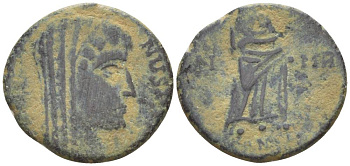 Римская Империя нуммий 337 - 347 Константин I Великий (посмертная чеканка), Кизик RIC 59 бронза 1073-20-112