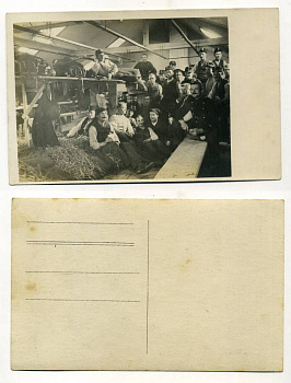 ШВЕЙЦАРИЯ ОТКРЫТКА ND I-АЯ МИРОВАЯ ВОЙНА, СОЛДАТЫ В КАЗАРМЕ бумага 153-22-12