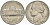 США 5 ЦЕНТОВ 1964 ДЖЕФФЕРСОН KM А192 медно-никель 4364-1527