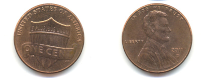 США 1 ЦЕНТ 2011 D ЛИНКОЛЬН KM NEW цинк плакированный медью UNC 179-633