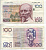 БЕЛЬГИЯ 100 ФРАНКОВ 1982 - 1994 Pick 142 бумага 6299-18-2-1