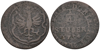 Дортмунд 1/4 штюбера 1754 KM 105, Berghaus 250 медь 54-1055