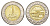 Египет 1 фунт 2019 Новые мосты в Асьют KM 1040 биметалл UNC 4652-1255