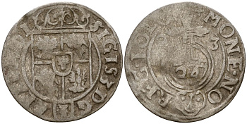 Польша 3 полкера (3 полторака - 1 крейцер) 1623 Сигизмунд III Ваза (1587-1632) Gorecki B.23 серебро 4160-124