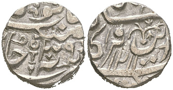 Индия, Орчха 1 рупия 1797 AH 1211, Викрамджит Махендра C 32 серебро 441-1424